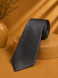 Cravatta Boggi Milano Nera Elegante Slim Made in Italy Uomo Business (CR004)