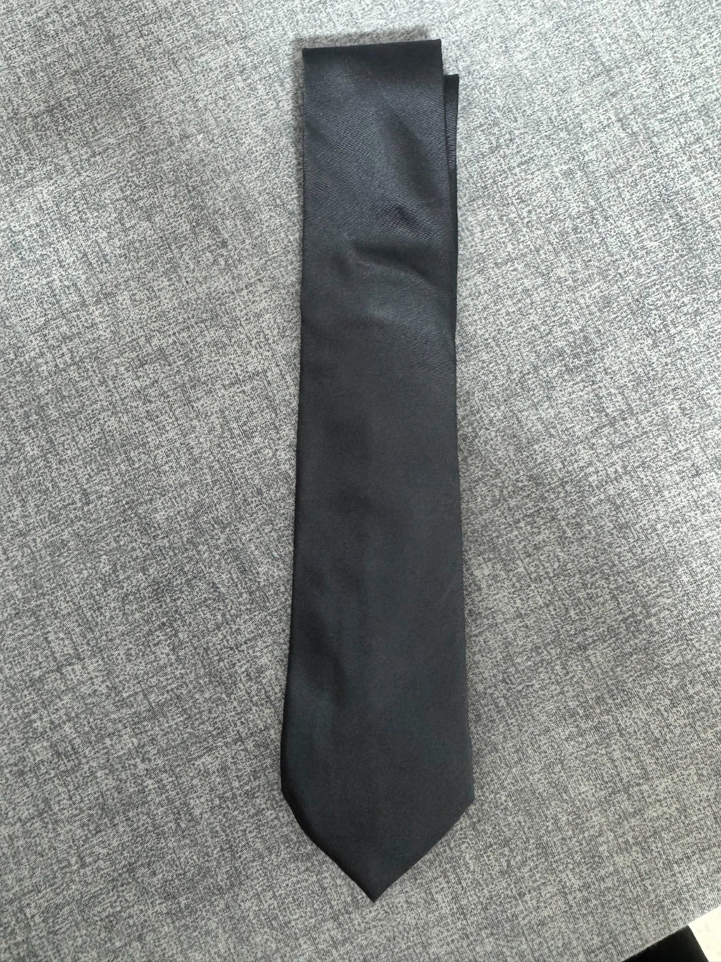 Cravatta Boggi Milano Nera Elegante Slim Made in Italy Uomo Business (CR004)