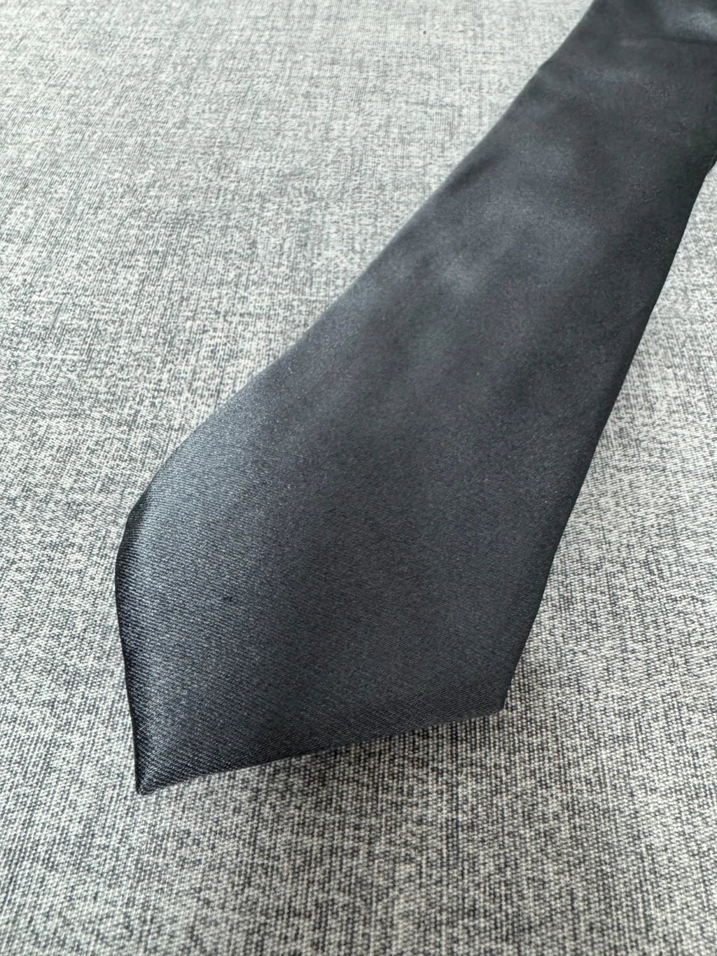 Cravatta Boggi Milano Nera Elegante Slim Made in Italy Uomo Business (CR004)