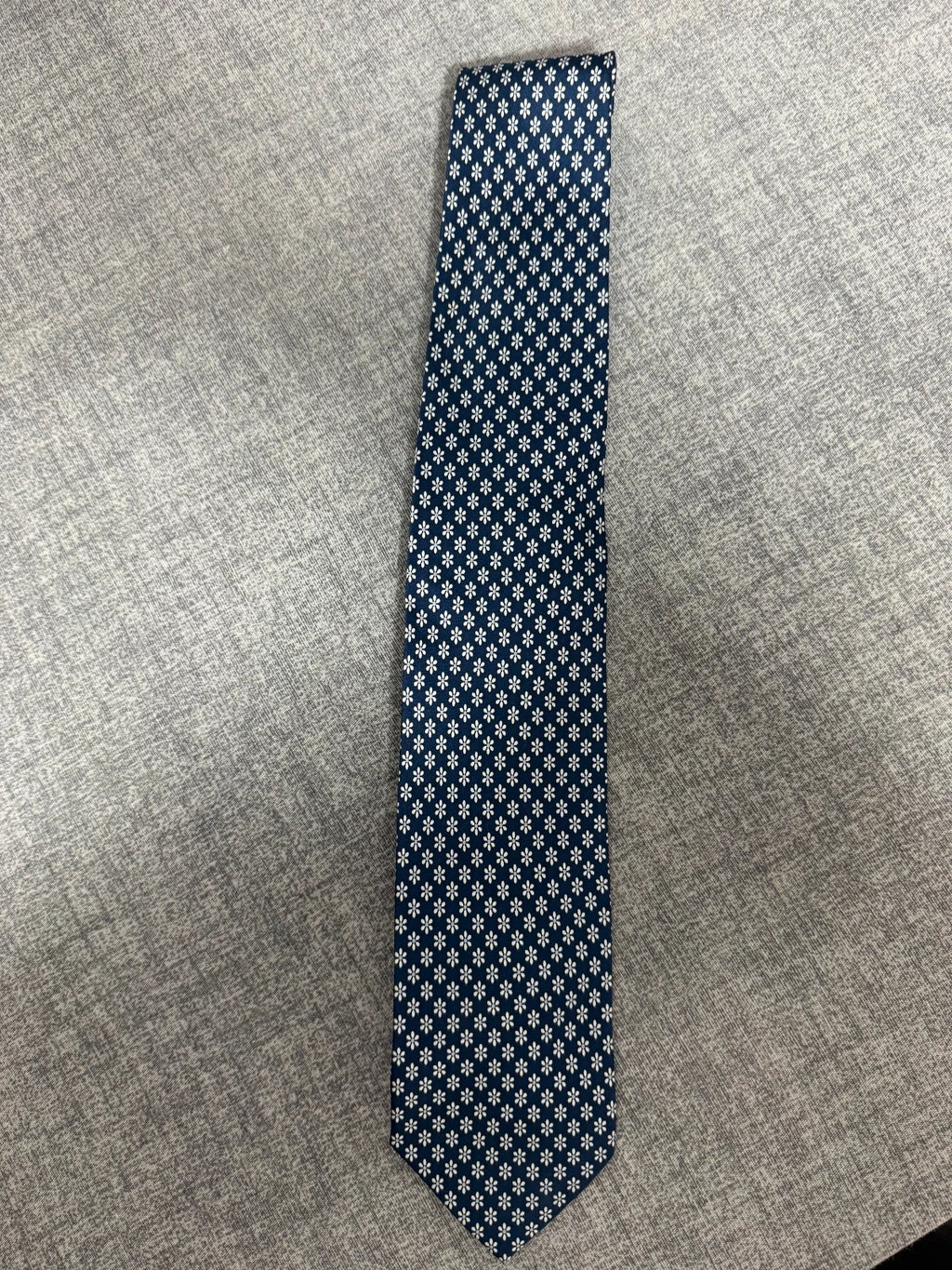 Cravatta Gutteridge Blu Fantasia Floreale Elegante Uomo Slim Tie