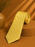 Cravatta Andrew’s Ties Gialla Fantasia Micro Pois Made in Italy (CR011)