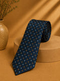 Cravatta Zodi Andre’s Ties Blu Fantasia Geometrica Seta Made Italy (CR022)