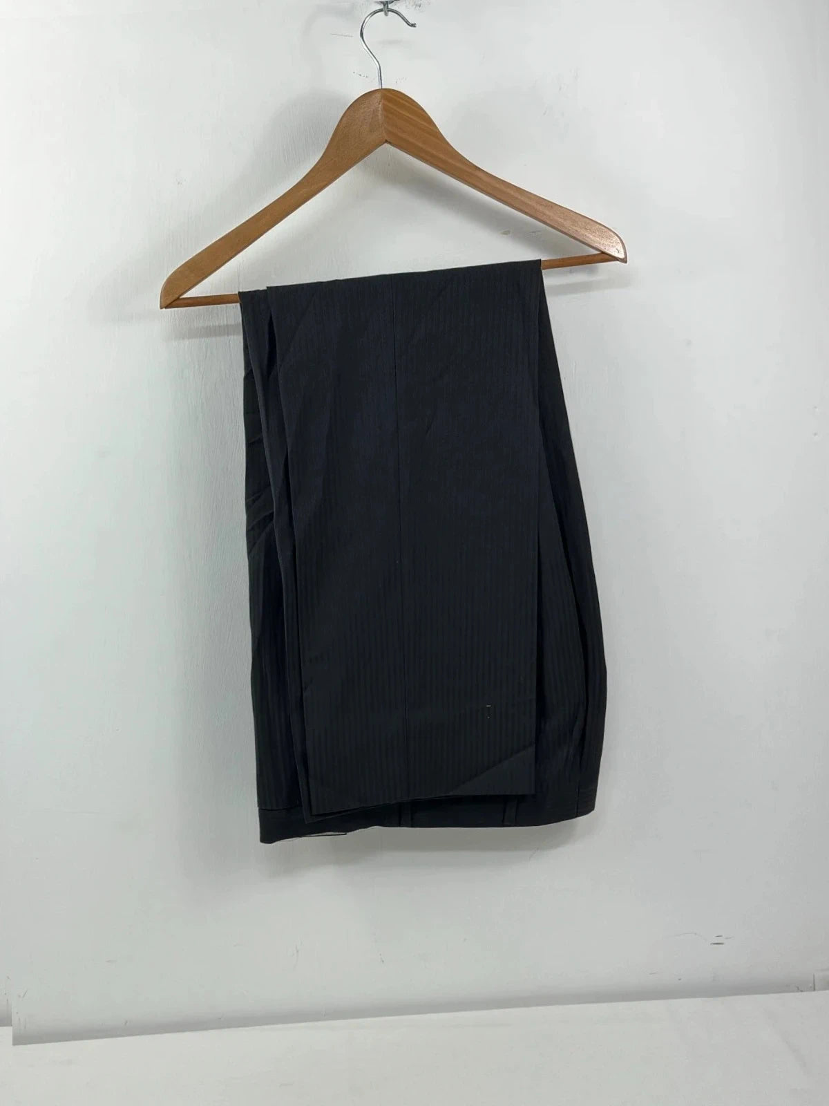 Completo Uomo Nero Gessato Cerruti super 130’s Tg 48 Sartoriale (AP48)