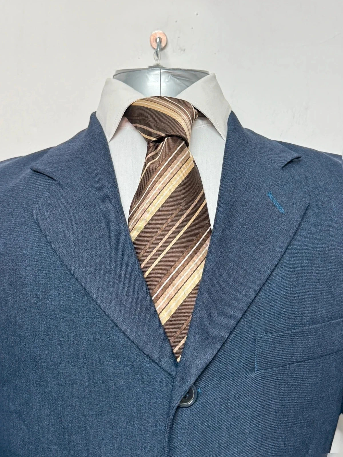 Completo Uomo Blu principe Elegante Classico Taglia 50 (AP66)