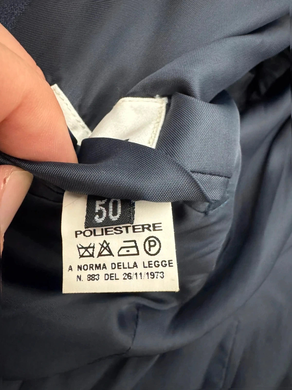 Completo Uomo Blu principe Elegante Classico Taglia 50 (AP66)