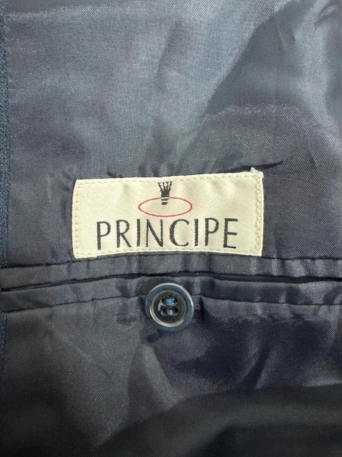 Completo Uomo Blu principe Elegante Classico Taglia 50 (AP66)