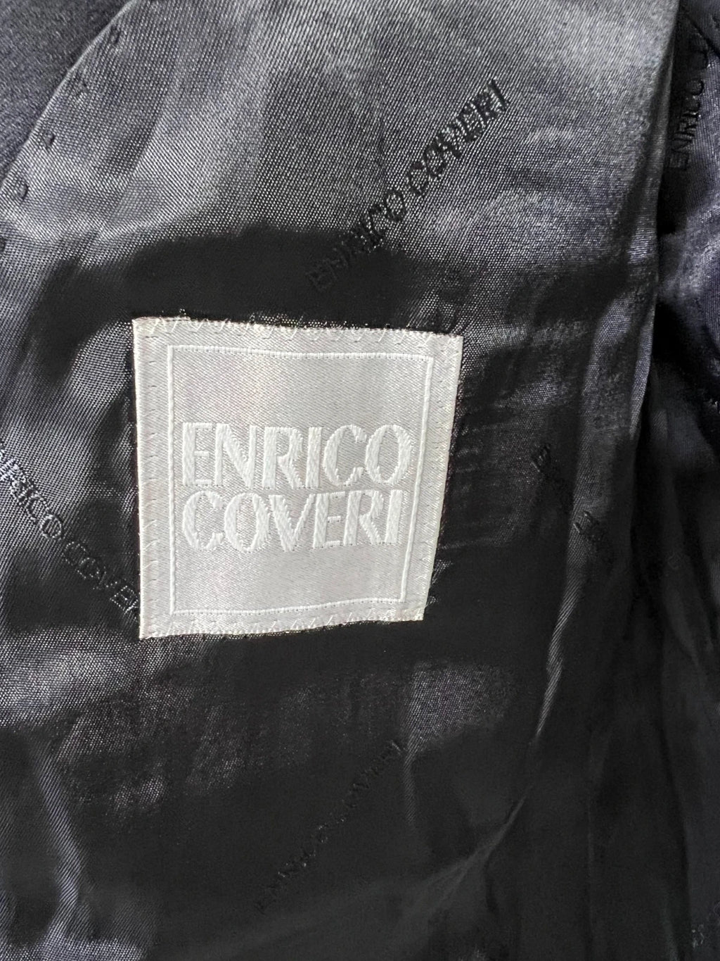 Giacca Uomo Enrico Coveri Nero – Super 120’s Lana Vergine – TG 50 (MA2)