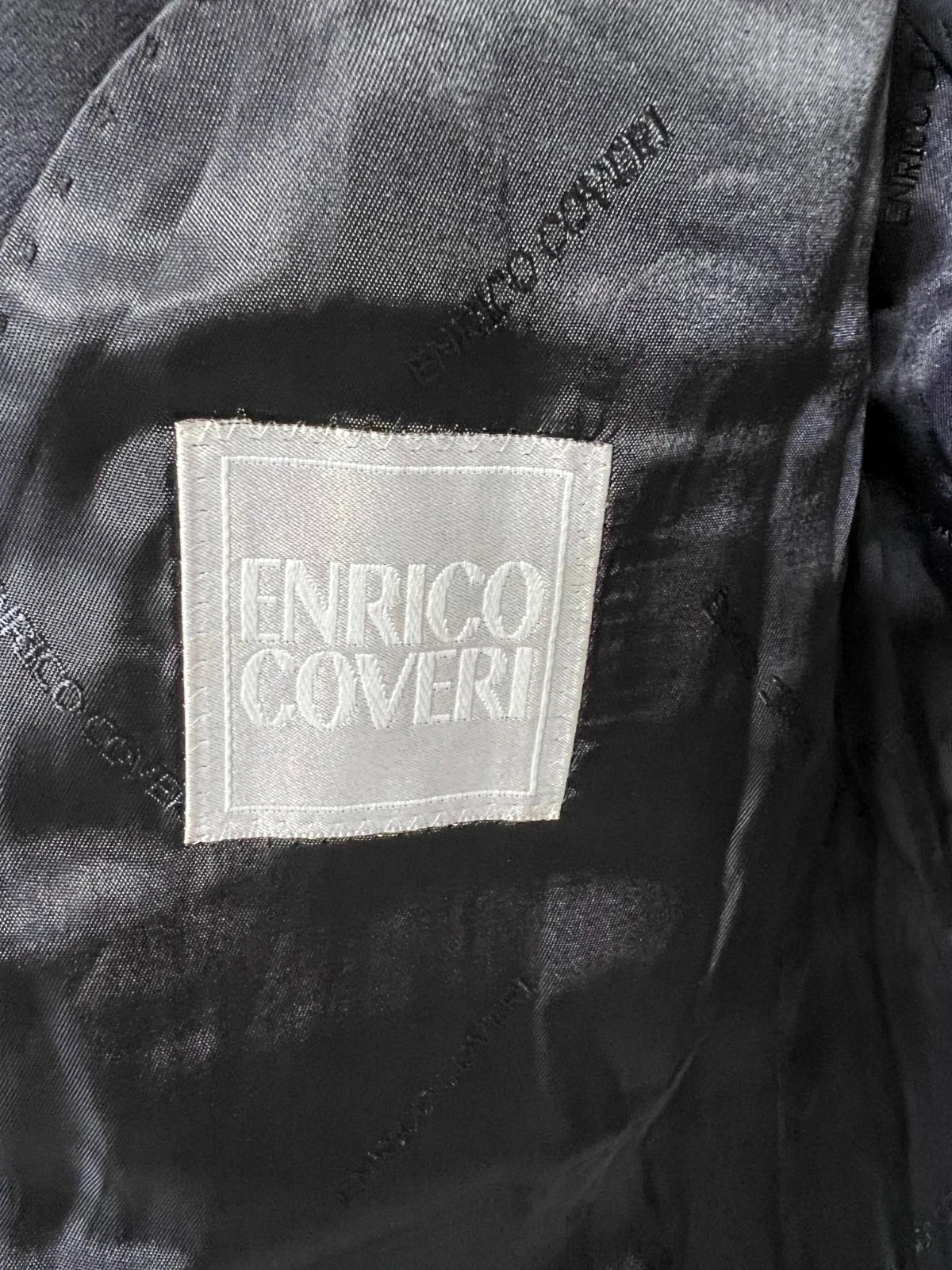 Giacca Uomo Enrico Coveri Nero – Super 120’s Lana Vergine – TG 50 (MA2)