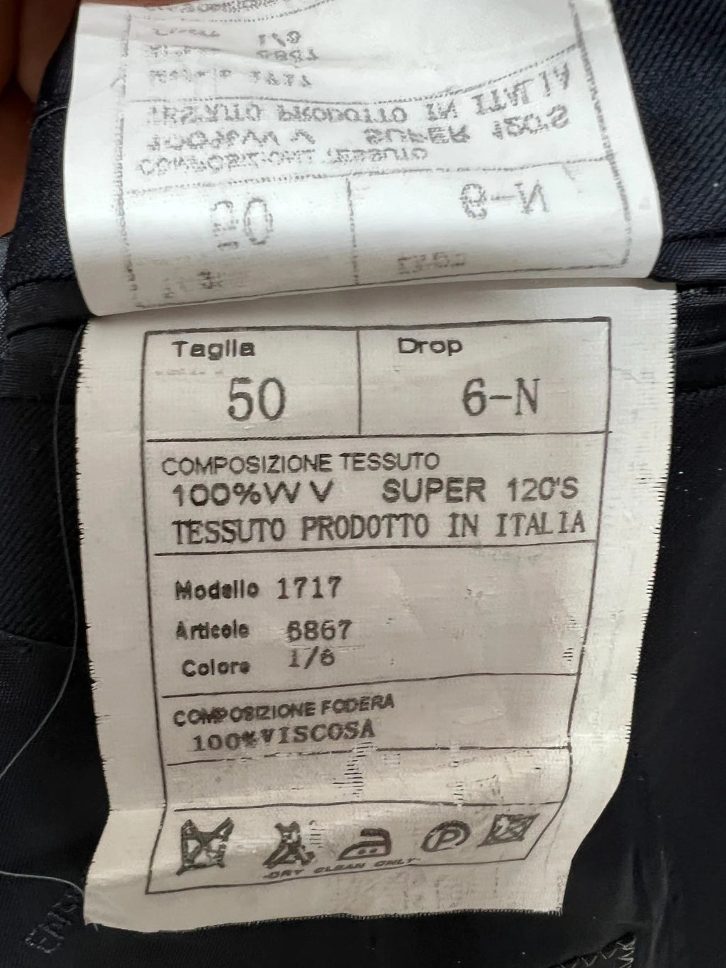 Giacca Uomo Enrico Coveri Nero – Super 120’s Lana Vergine – TG 50 (MA2)
