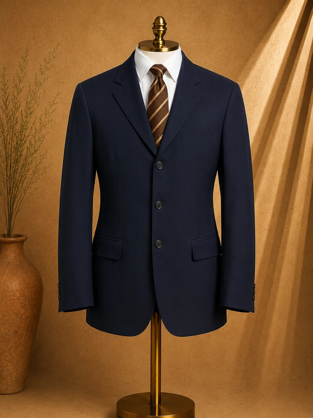 Giacca Uomo Valentino Uomo Blu Navy – Pura Lana Vergine – TG 56 (MA4)