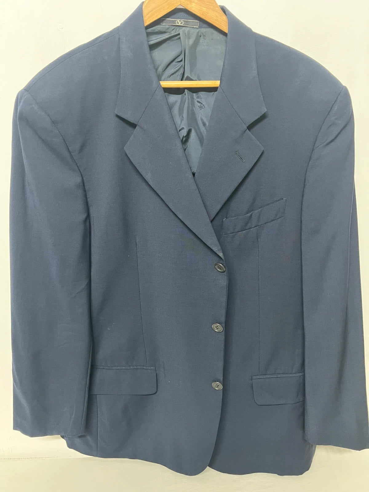 Giacca Uomo Valentino Uomo Blu Navy – Pura Lana Vergine – TG 56 (MA4)