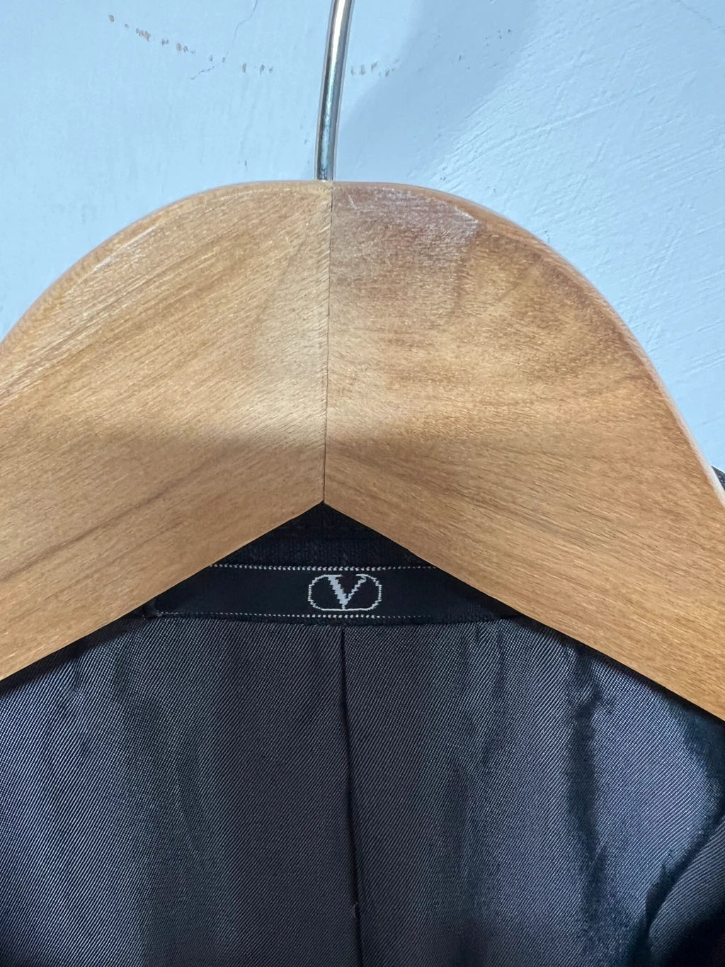 Completo Uomo Gessato Grigio Valentino Uomo – Elegante Vintage – TG 58 (MA5)