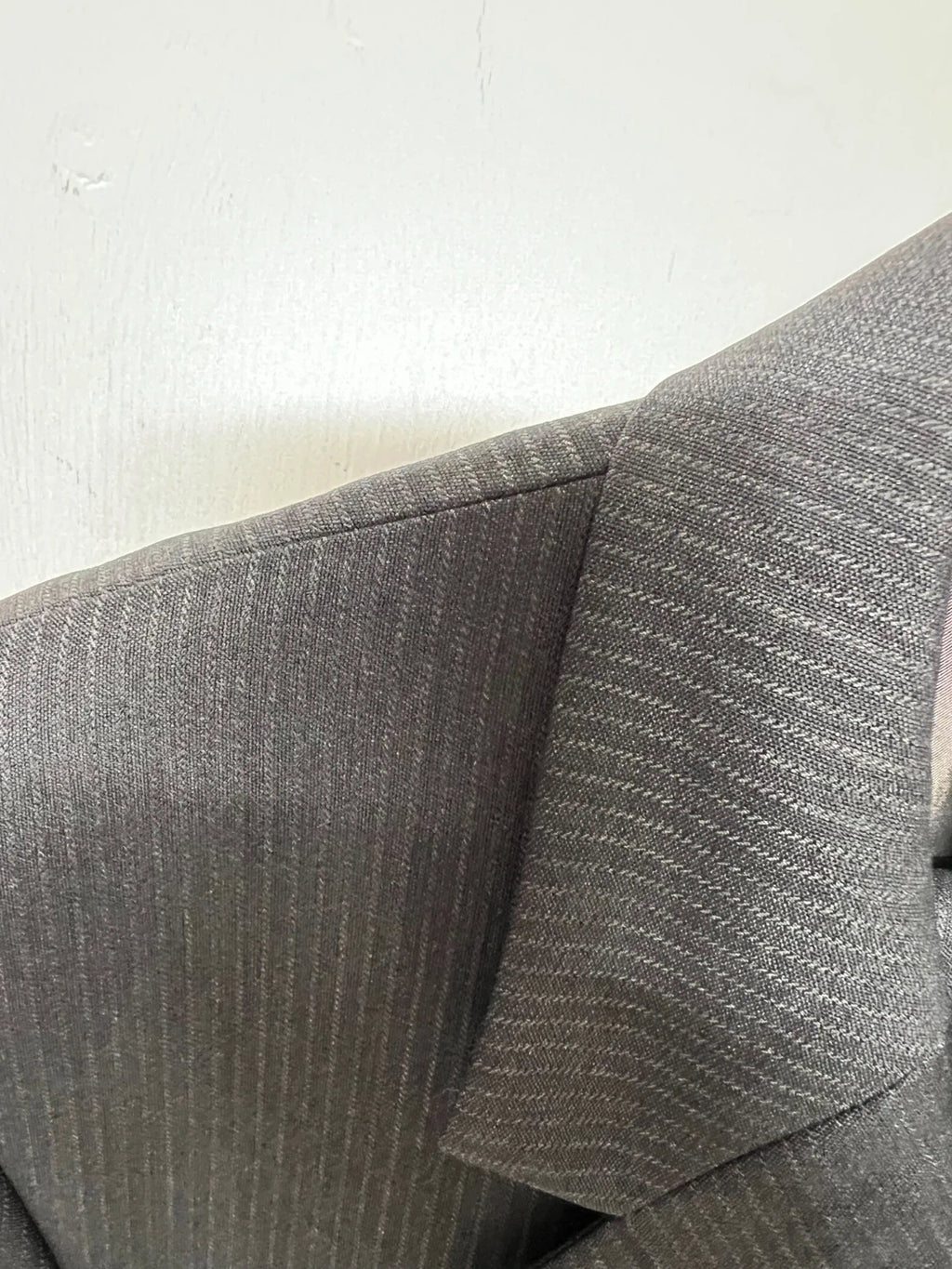 Completo Uomo Gessato Grigio Valentino Uomo – Elegante Vintage – TG 58 (MA5)