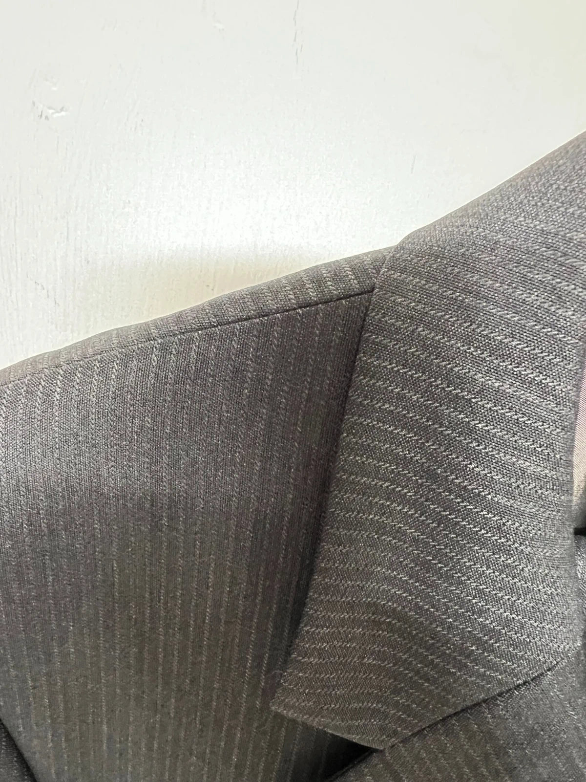 Completo Uomo Gessato Grigio Valentino Uomo – Elegante Vintage – TG 58 (MA5)