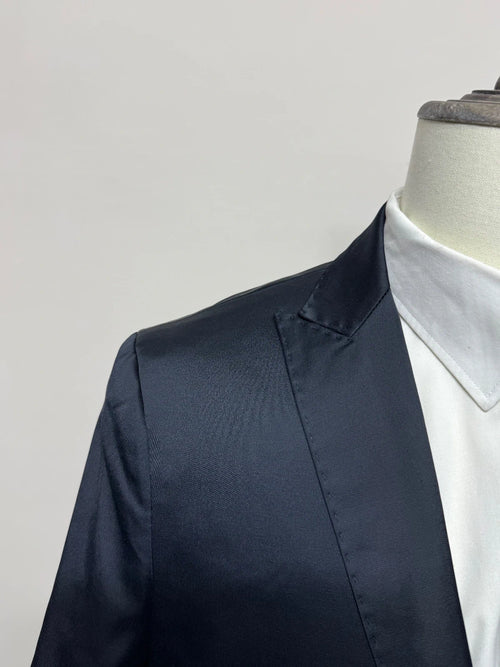 Abito Uomo Clayton Blu Notte Elegante Made in Italy Taglia 54 (MA22)