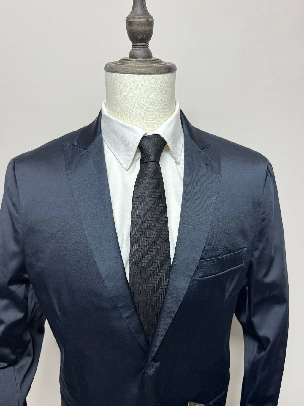 Abito Uomo Clayton Blu Notte Elegante Made in Italy Taglia 54 (MA22)