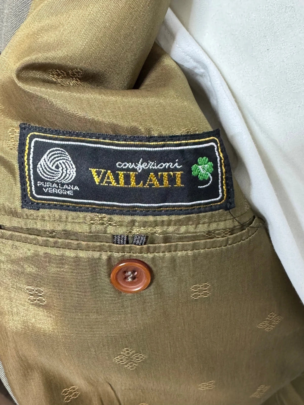 Abito Uomo Vailati Lana Vergine Made in Italy Taglia 54 (MA24)