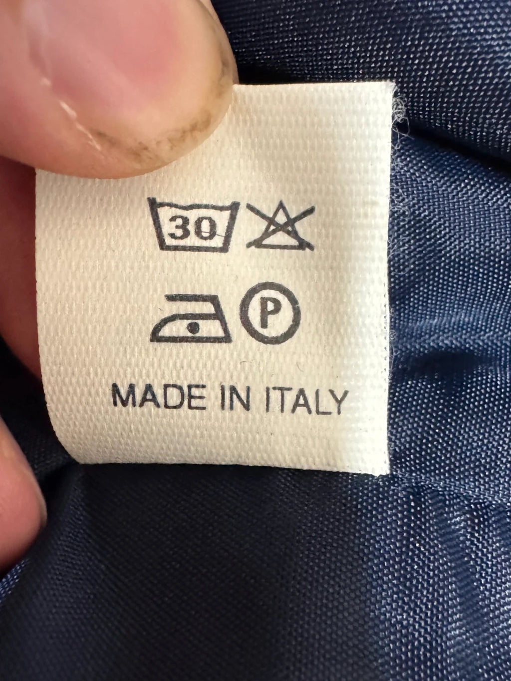 Gilet Uomo Manera Blu Melange Lana 100% Made in Italy Tg 48 (MP14)