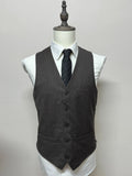 Gilet Uomo Tom Wolfe Gessato Grigio Elegante Tg M Vintage Cerimonia (MP16)