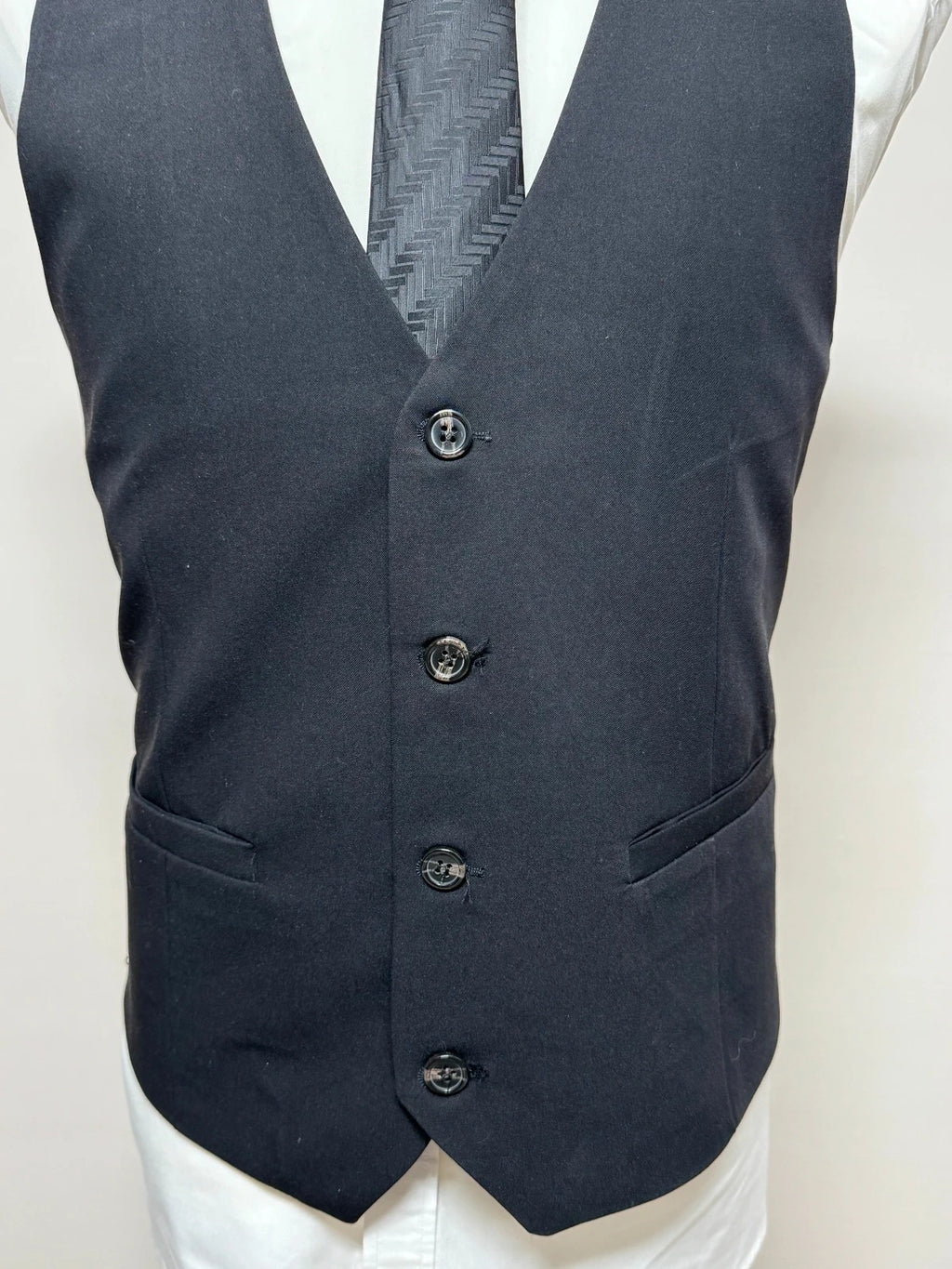 Gilet Uomo Red Jack Nero Elegante Tg L Nuovo Cerimonia (MP17)