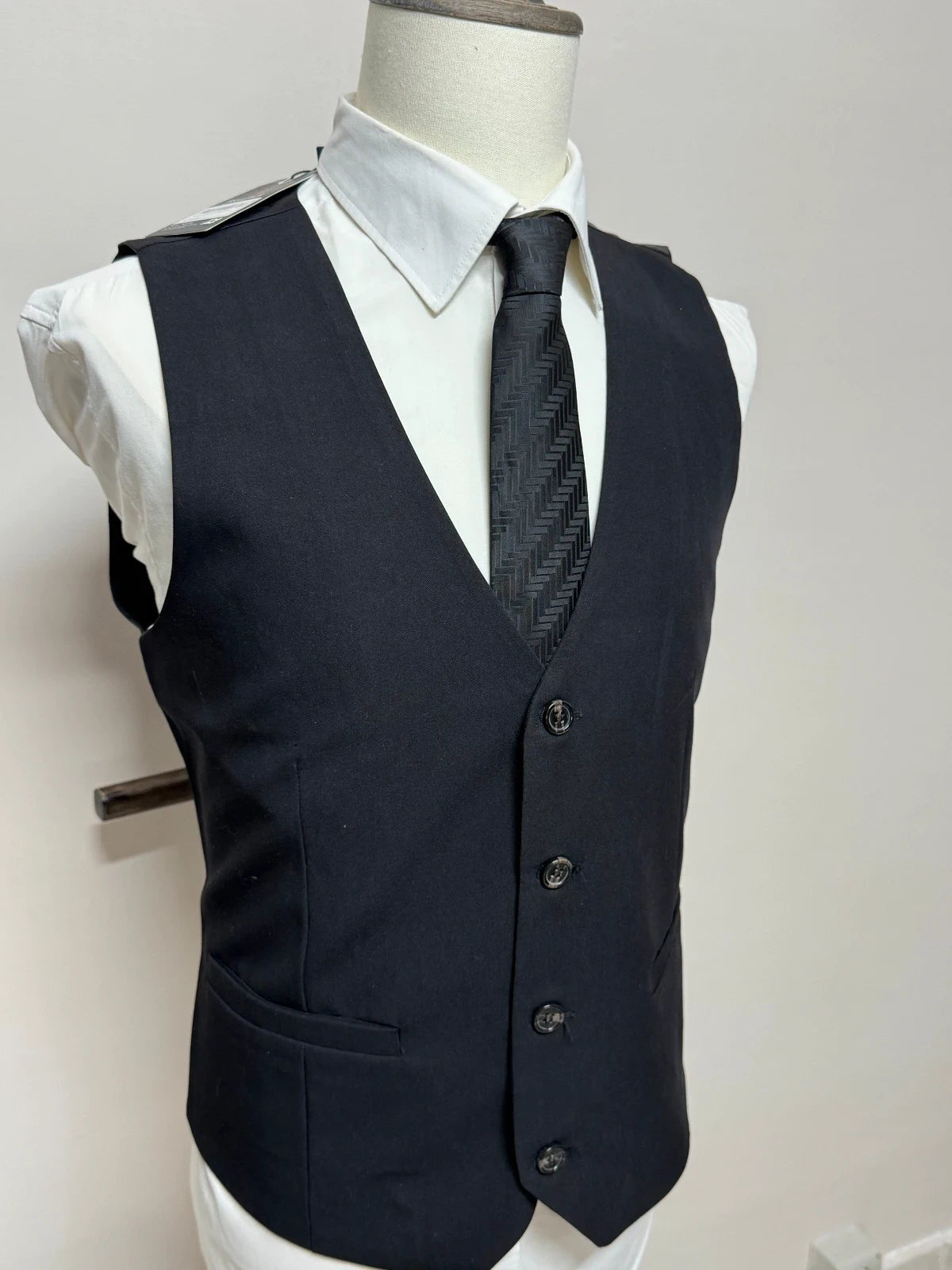 Gilet Uomo Red Jack Nero Elegante Tg L Nuovo Cerimonia (MP17)