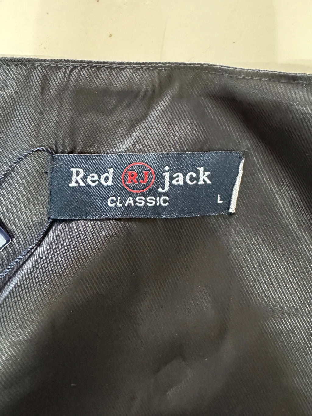 Gilet Uomo Red Jack Nero Elegante Tg L Nuovo Cerimonia (MP17)