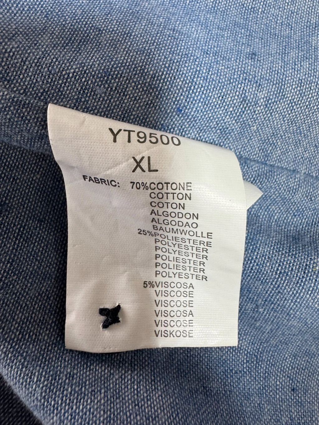 Titolo: Gilet Uomo Y.TWO Premium Blu Fantasia Patchwork Tg XL Elegante (MP18)