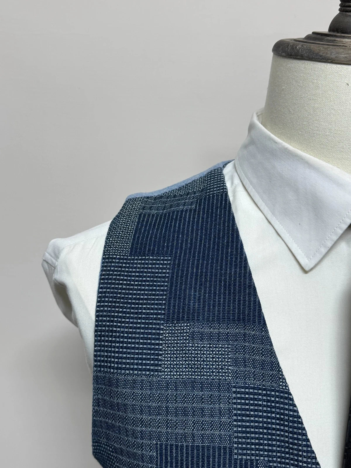 Titolo: Gilet Uomo Y.TWO Premium Blu Fantasia Patchwork Tg XL Elegante (MP18)