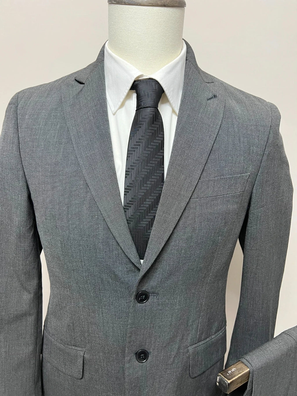 Abito Uomo Niama Man Conbipel Grigio Stretch Taglia 46 (MA39)