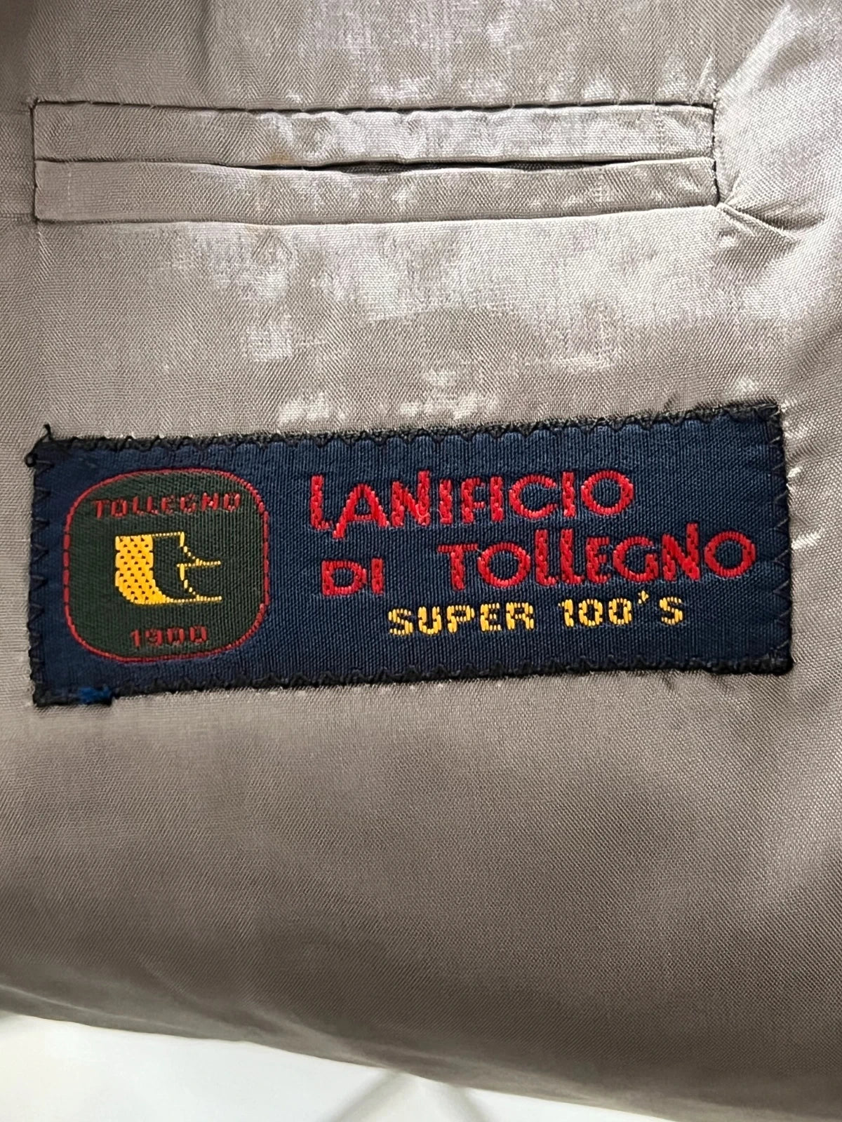 Abito Uomo Facis Lanificio di Tollegno Super 100's Grigio Taglia 56 (MA46)