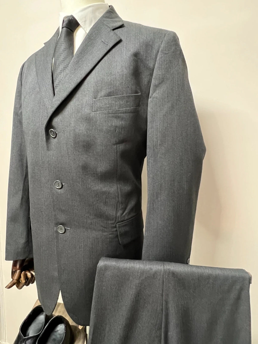 Abito Uomo Conbipel Niama Grigio Antracite Elegante Taglia 56