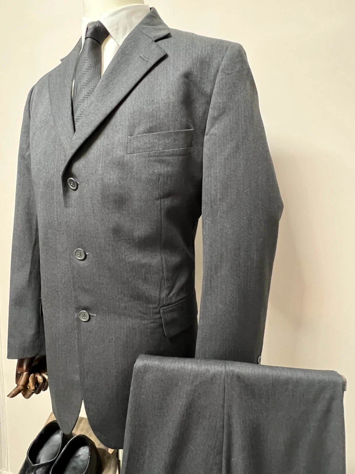 Abito Uomo Conbipel Niama Grigio Antracite Elegante Taglia 56