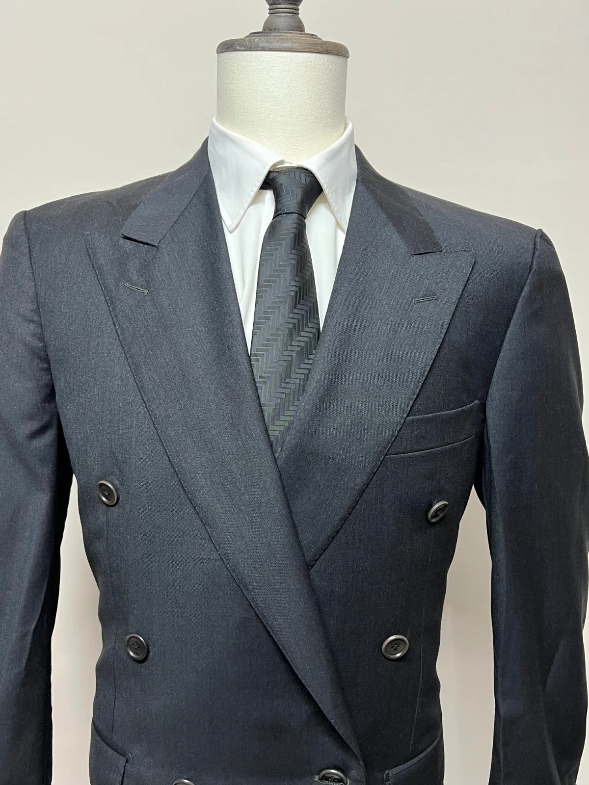 Abito Uomo Santino Super 100S Doppiopetto Grigio Taglia 48 (MA50)