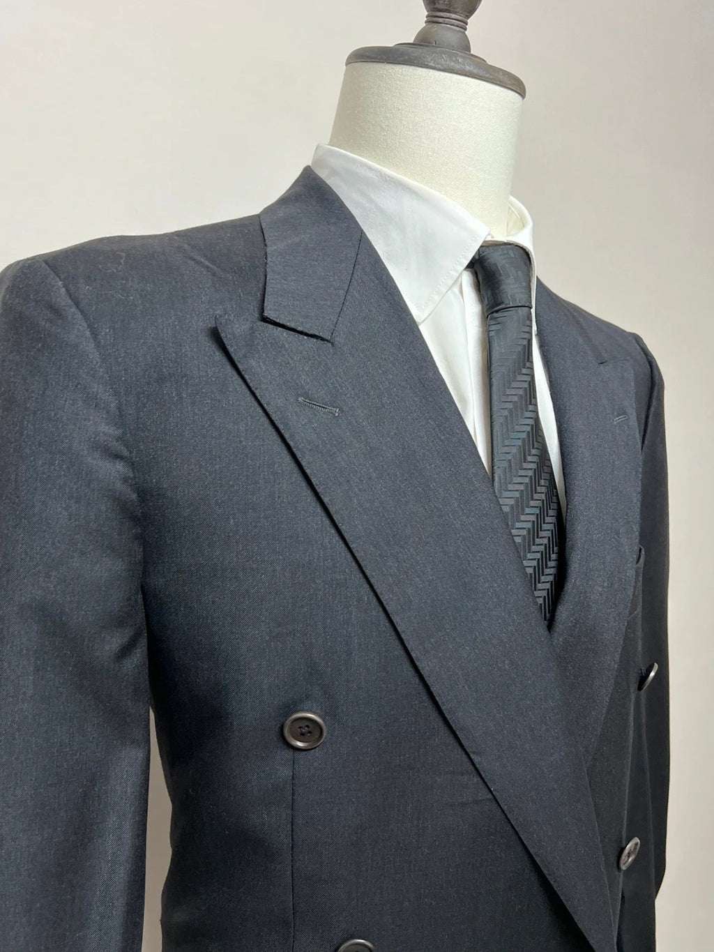 Abito Uomo Santino Super 100S Doppiopetto Grigio Taglia 48 (MA50)