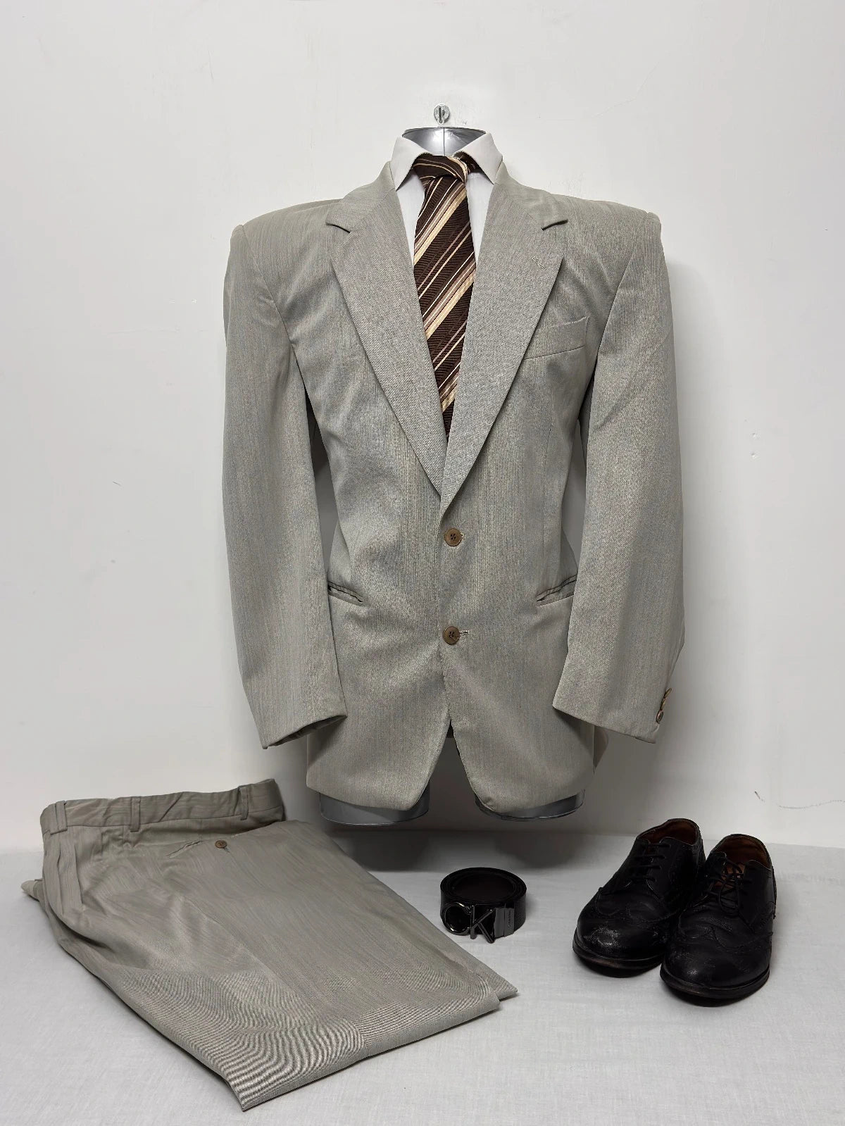 Abito Uomo Beige Elegante No Push Uomo Taglia 50 (A51) - TheNewElegance